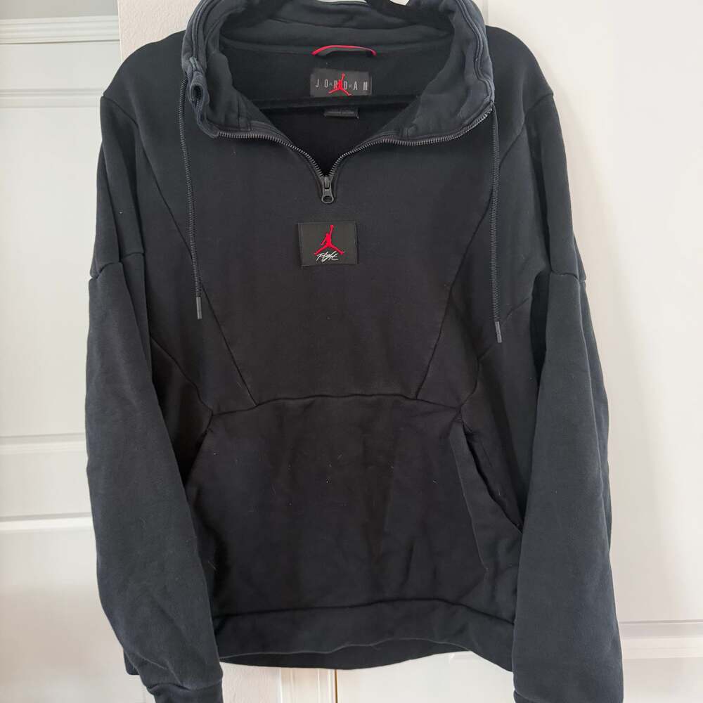 Air Jordan Flight Loop Men’s Hoodie Full Zip Black | Athletic Streetwear